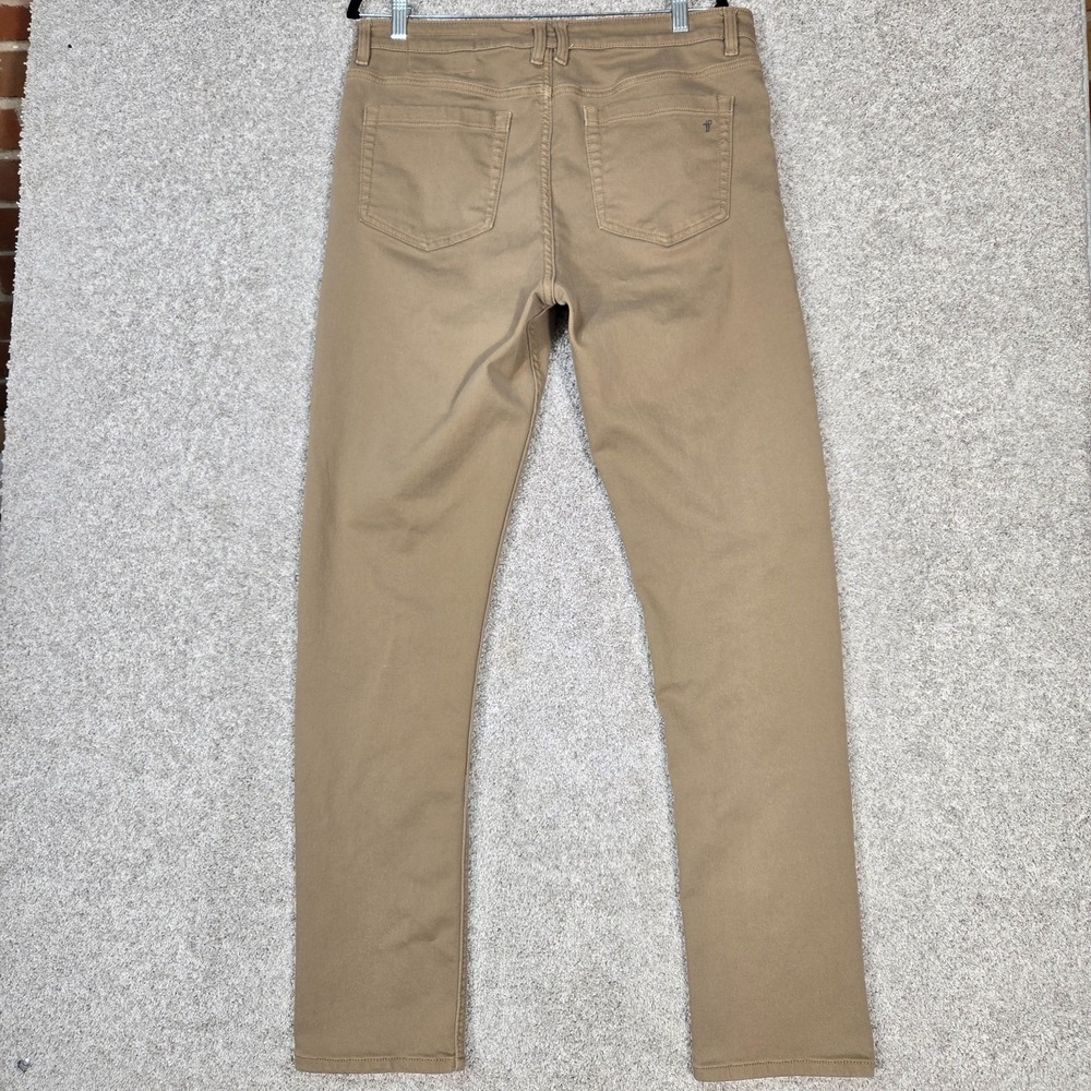 The Perfect Jean TPJ Jeans Mens 34x34 (fit 35x33) Slim Thick khaki tan stretch - Picture 2 of 10